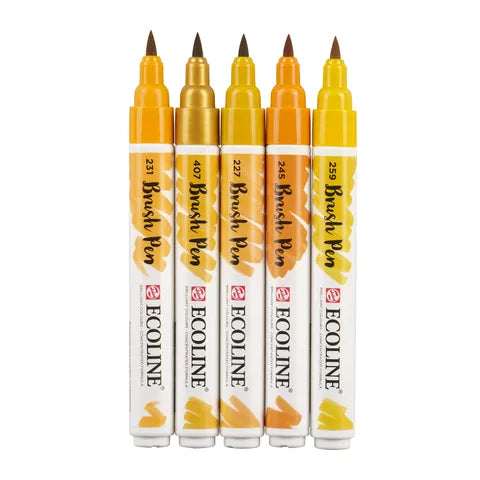 Ecoline Brush Pen Set 5 Earth