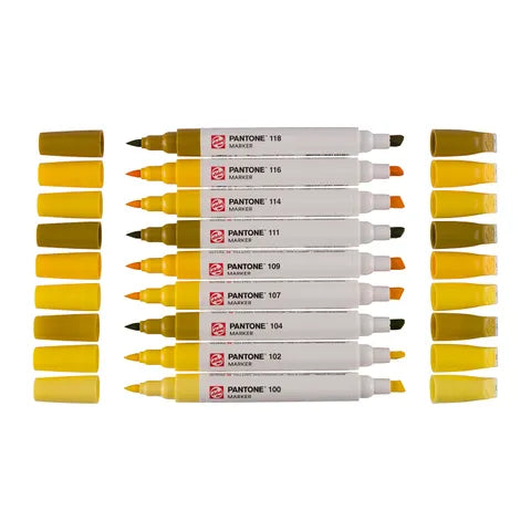 Talens Pantone Marker Set X9 Yellow