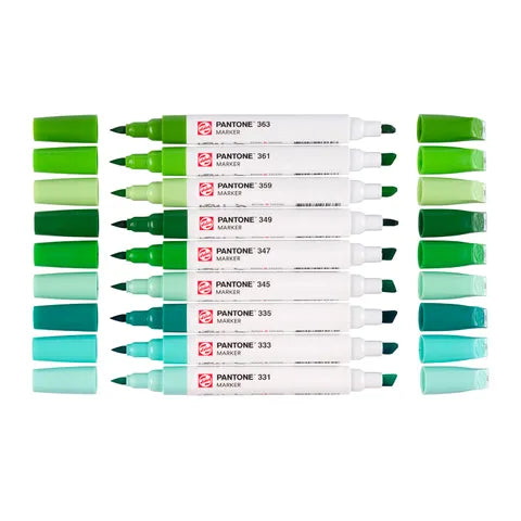 Talens Pantone Marker Set X9 Green