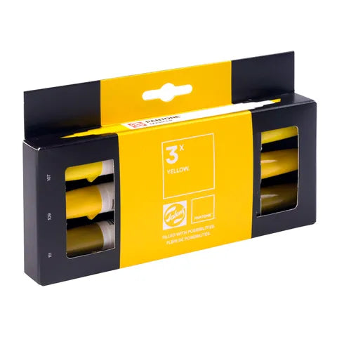 Talens Pantone Marker Set X3 Yellow