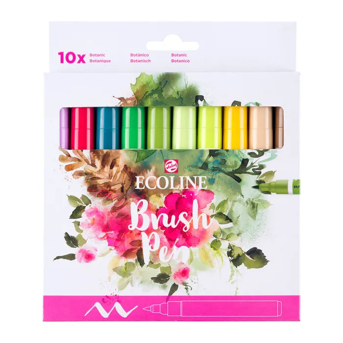 Ecoline Brush Pen Set 10 Botanic