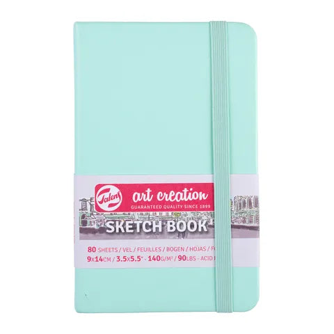 Talens Art Creations Sketchbook 140gsm 9 x 14cm Fresh Mint