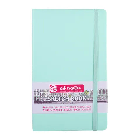 Talens Art Creations Sketchbook 140gsm 13 x 21cm Fresh Mint