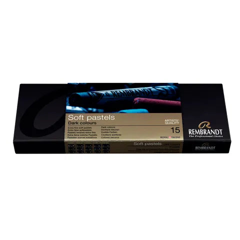 Rembrandt Soft Pastel Set 15 Dark Colours (discontinued & online only)