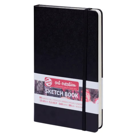 Talens Art Creations Sketchbook 140gsm 13 x 21cm Black