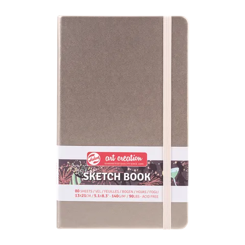 Talens Art Creations Sketchbook 140gsm 13 x 21cm Champagne Pink (online only)