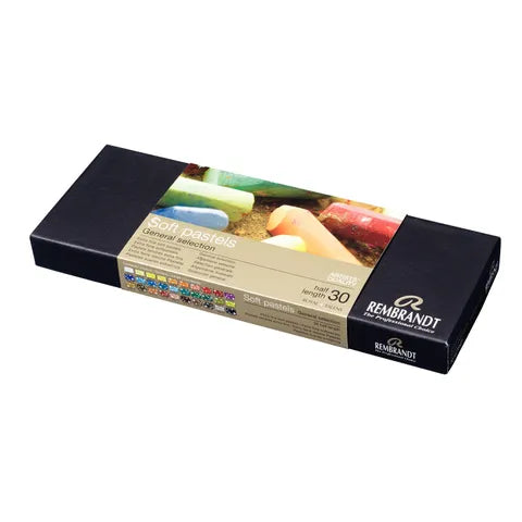 Rembrandt Soft Pastel Set 30 Half Sticks General Selection