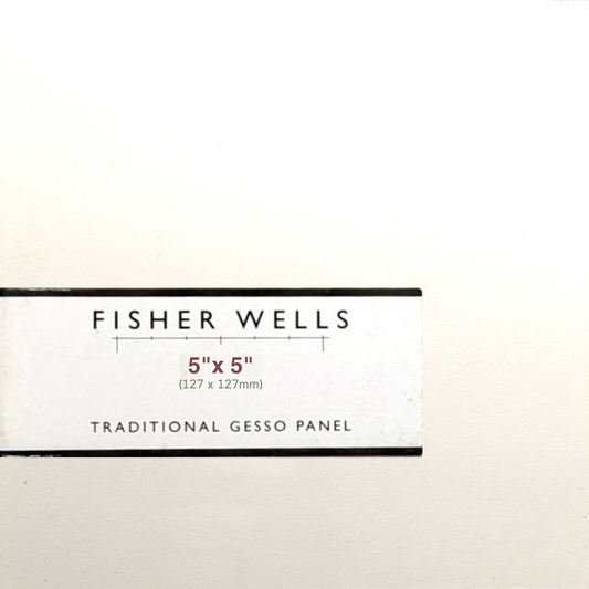 Fisher Wells Traditional Gesso Panel 5 x 5" (discontinued)