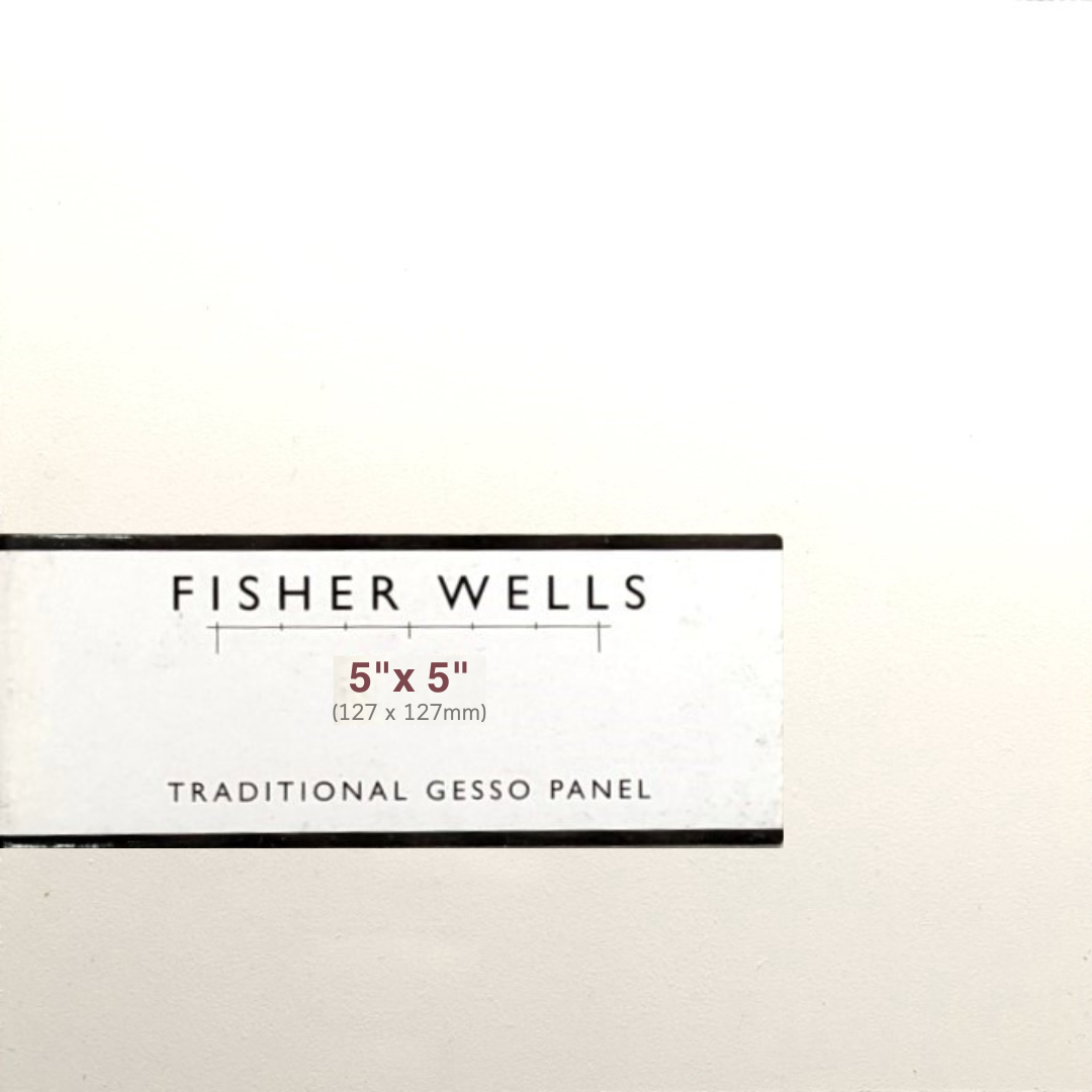 Fisher Wells Traditional Gesso Panel 5 x 5"