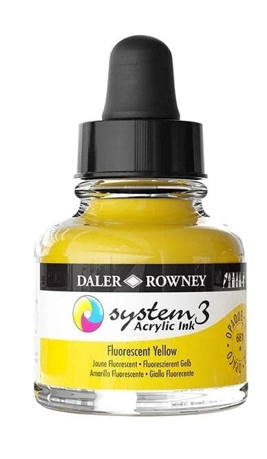 Daler System3 Ink 29.5ml 681 Fluoro Yellow