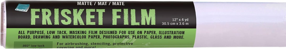 Grafix All Purpose Frisket Film Roll 12" x 4yd Matte