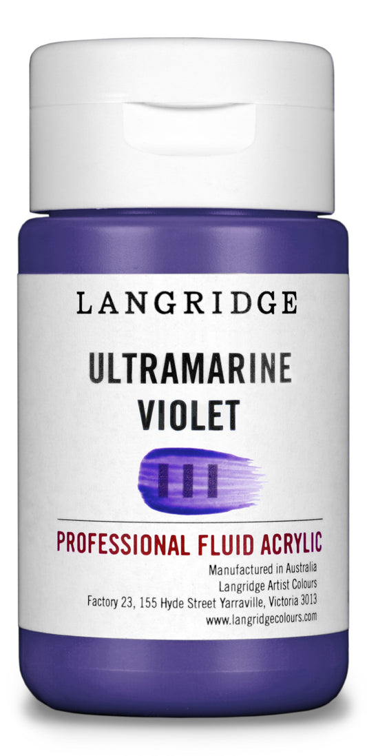 Langridge Fluid Acrylic 125ml Series 3 Ultramarine Violet