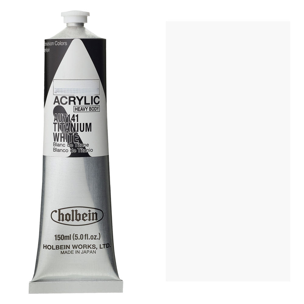 Holbein Heavy Body Acrylic 150ml Titanium White