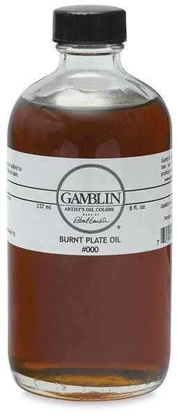 Gamblin Burnt Plate Oil #000 237ml