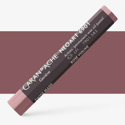 Caran d'Ache 6901 Neoart Wax Oil Pastel 583 Violet Pink