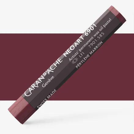 Caran d'Ache 6901 Neoart Wax Oil Pastel 585 Perylene Brown