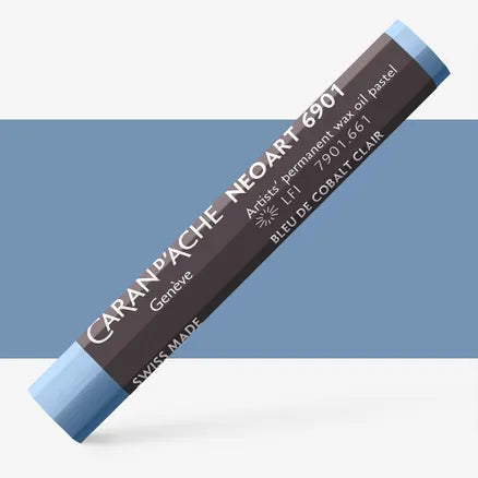 Caran d'Ache 6901 Neoart Wax Oil Pastel 661 Cobalt Blue 5%