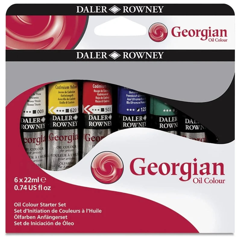 Daler Rowney Georgian Set 6 x 22ml Starter Set