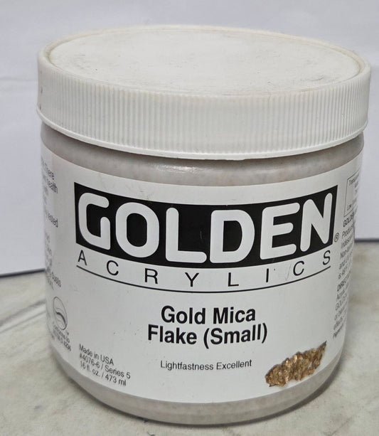 Golden Gold Mica Flake Small 473ml (discontinued & online only)