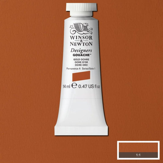 Winsor & Newton Designers Gouache 14ml Gold Ochre