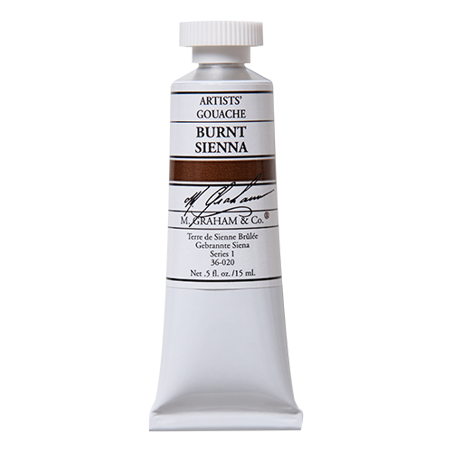 M Graham Gouache 15ml Burnt Sienna (Online Only)