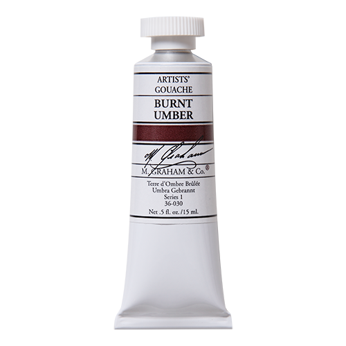 M Graham Gouache 15ml Burnt Umber (Online Only)