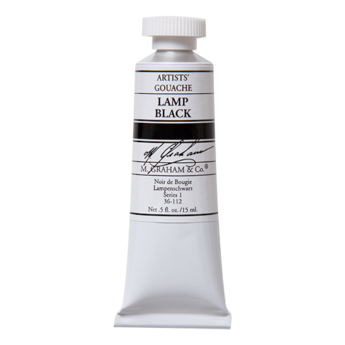 M Graham Gouache 15ml Lamp Black  (Online Only)