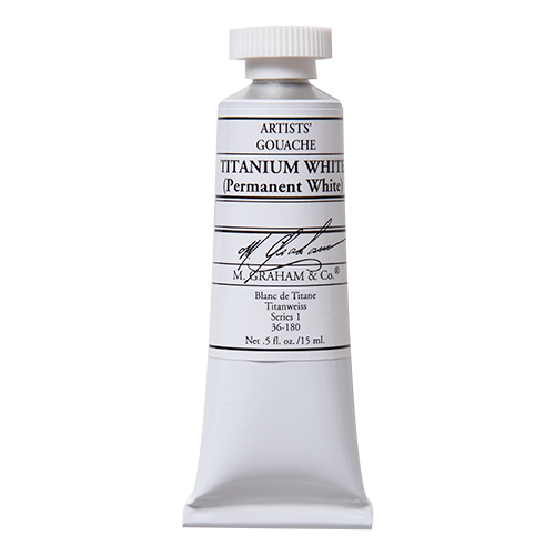M Graham Gouache 15ml Titanium White (Online Only)