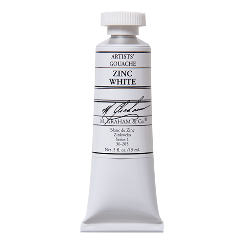 M Graham Gouache 15ml Zinc White  (Online Only)