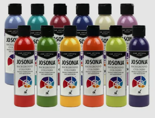 Jo Sonja's Acrylic Artists' Background Clear Collection Colours 250ml (discontinued & online only)