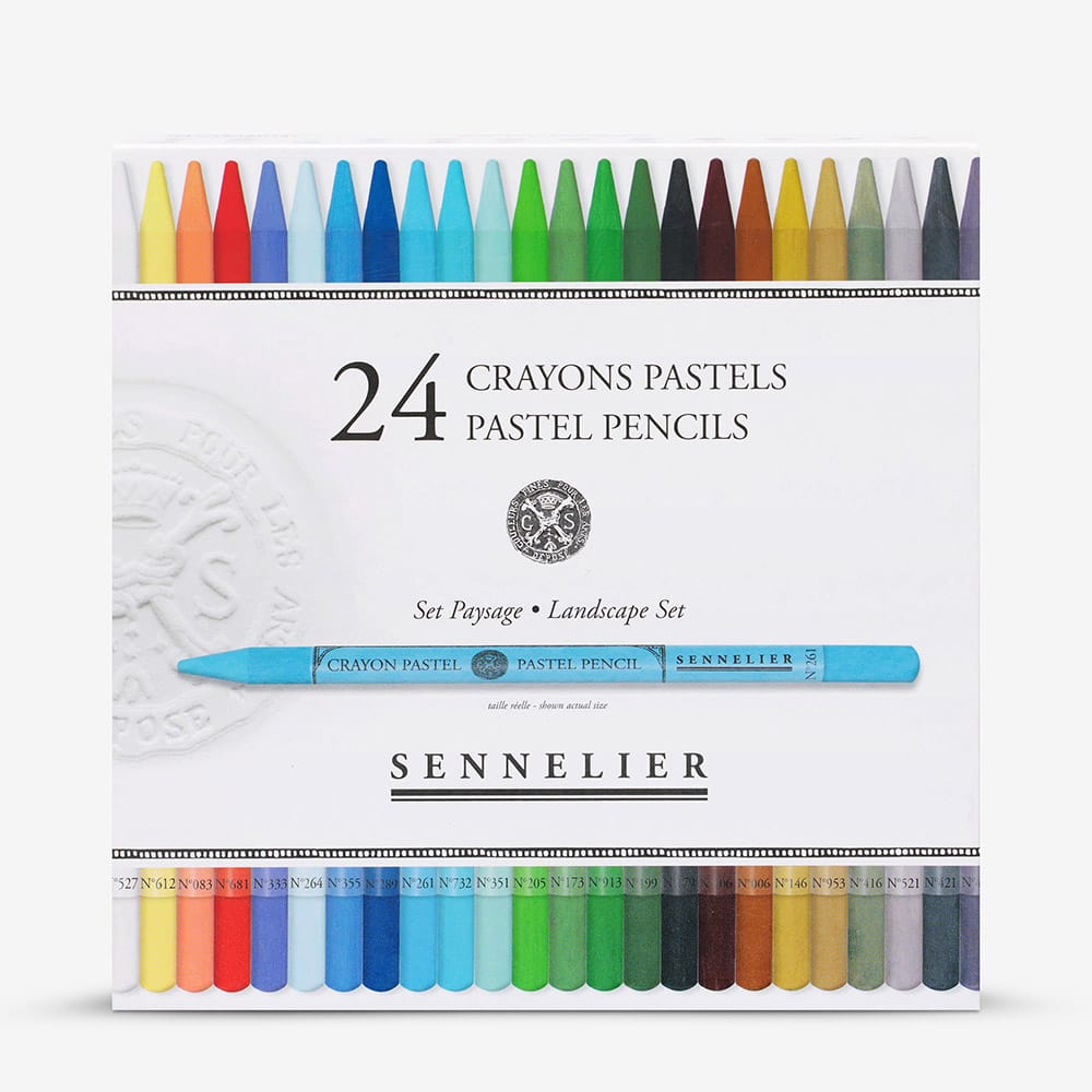 Sennelier Pastel Pencil Set 24 Landscape