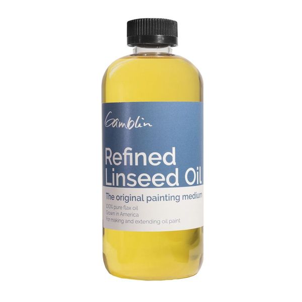 Gamblin Refined Linseed Oil 500ml