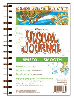 Strathmore Visual Journal Bristol Smooth 270gsm 56 Pages 5.5 x 8"