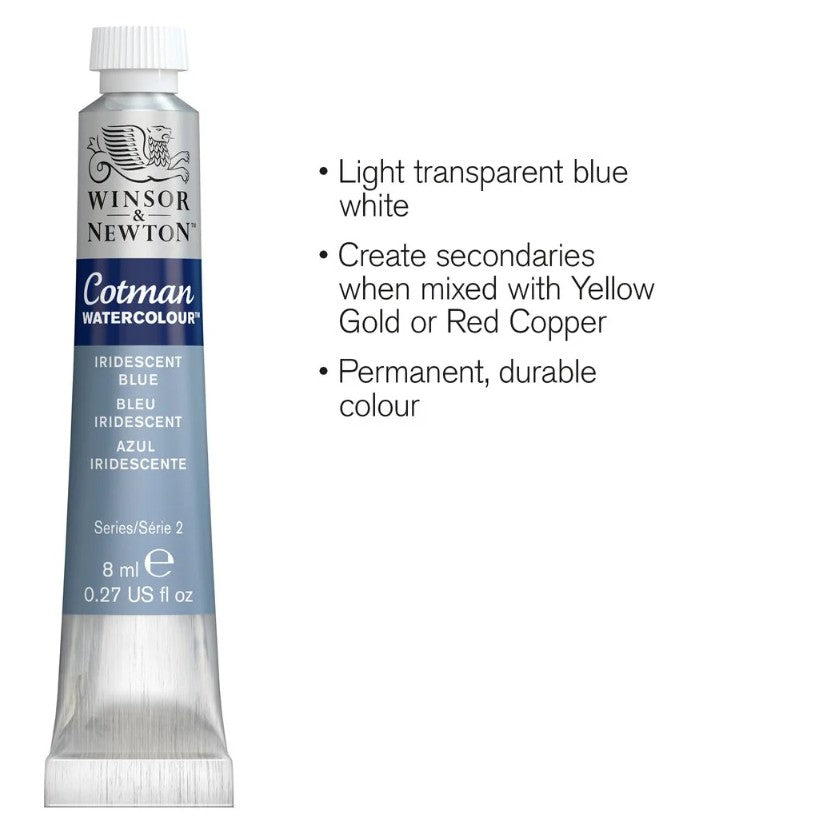 Winsor & Newton Cotman W/C 8ml Iridescent Blue