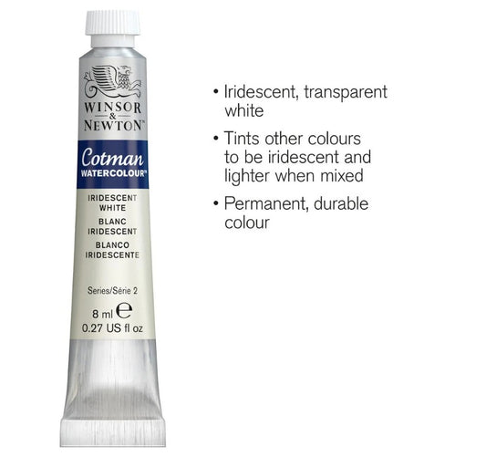 Winsor & Newton Cotman W/C 8ml Iridescent White