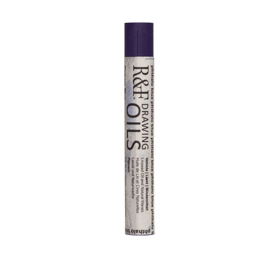R&F Drawing Oils 12ml Phthalo Blue