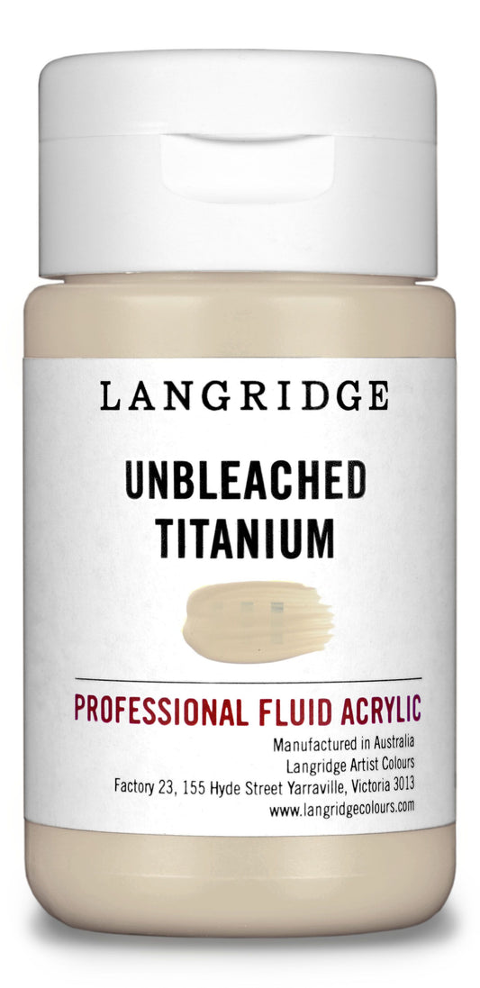Langridge Fluid Acrylic 125ml Series 1 Unbleached Titanium