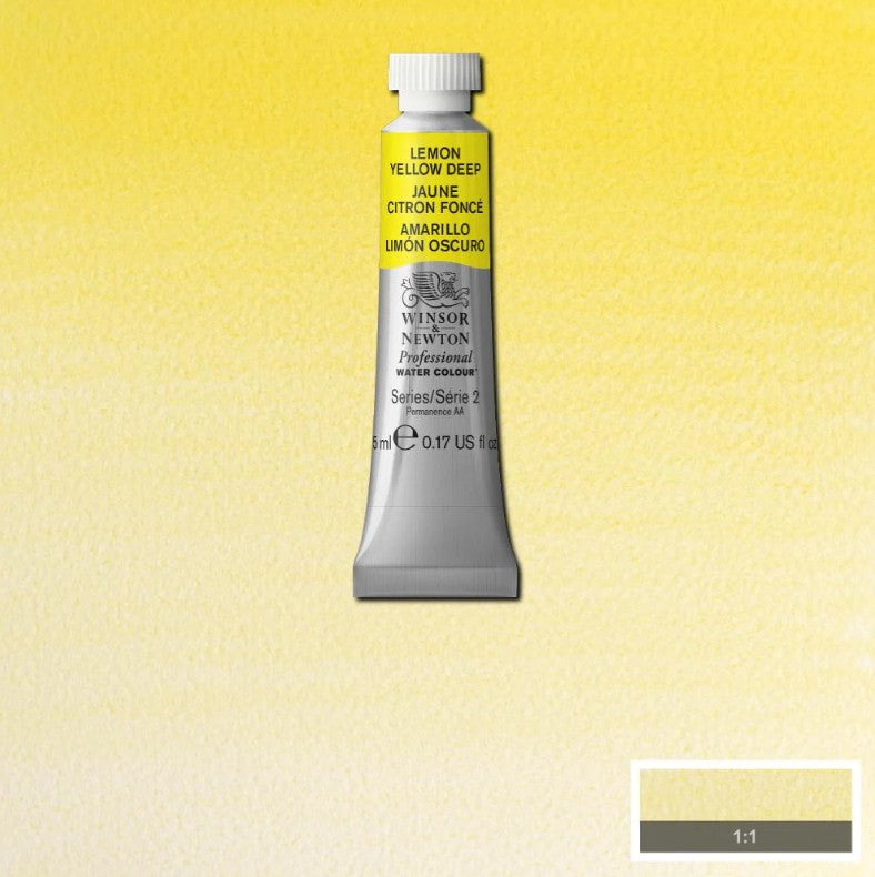 Winsor & Newton Artists' Watercolour 5ml Lemon Yellow Deep