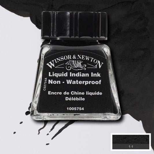 Winsor & Newton Drawing Ink 14ml Liquid Indian Ink