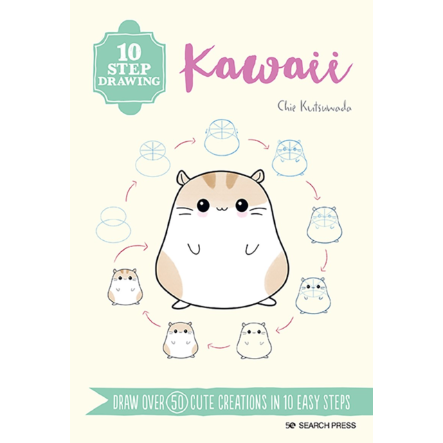 10 Step Drawing: Kawaii Book By Chie Kutsuwada