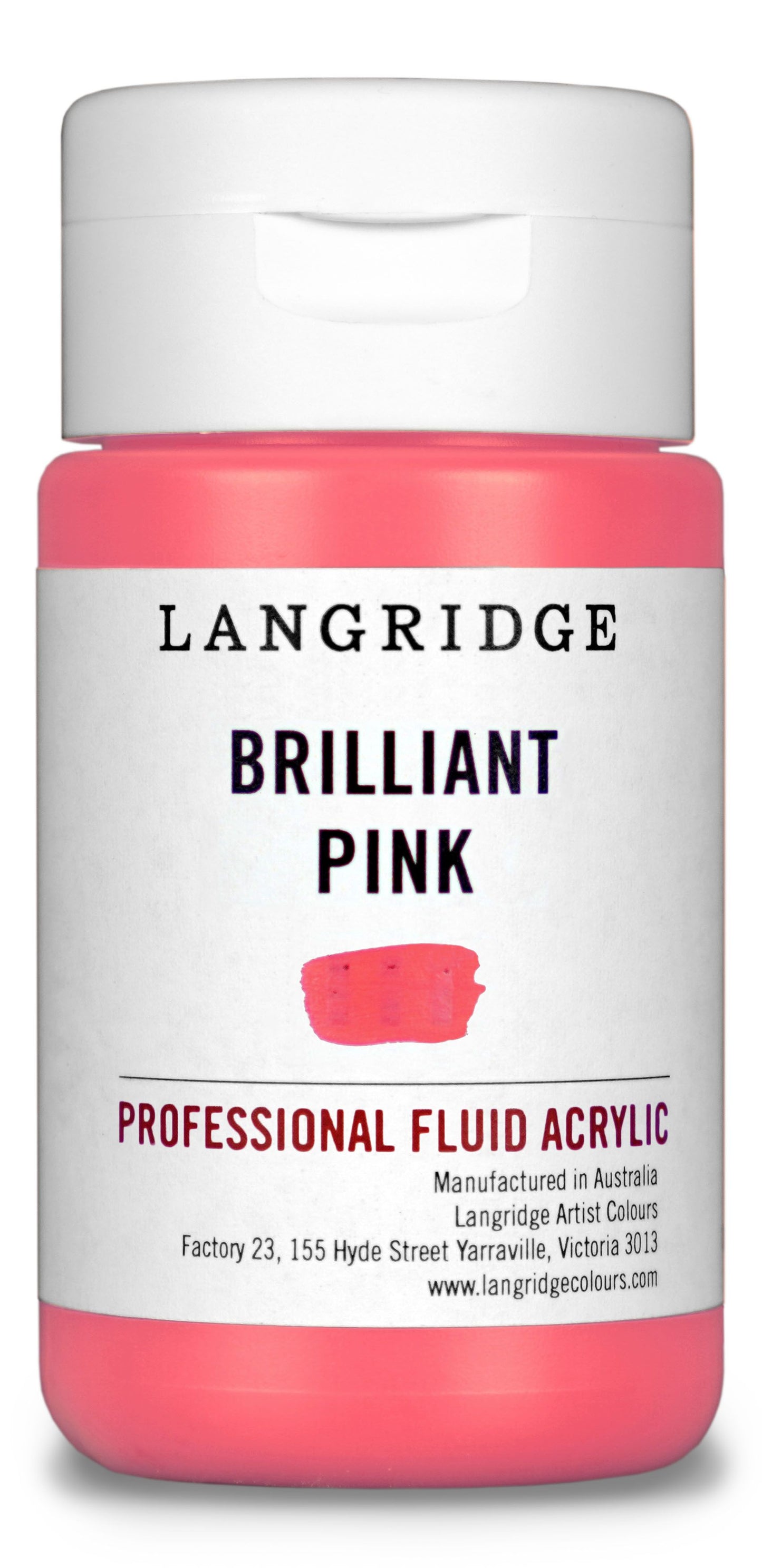 Langridge Fluid Acrylic 125ml Series 2 Brilliant Pink