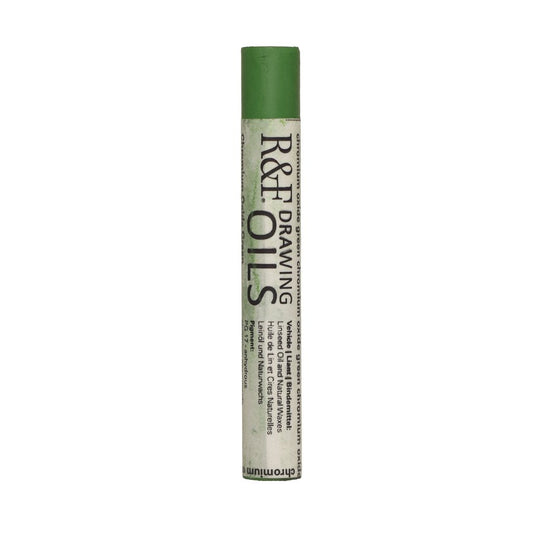 R&F Drawing Oils 12ml Chromium Green Oxide