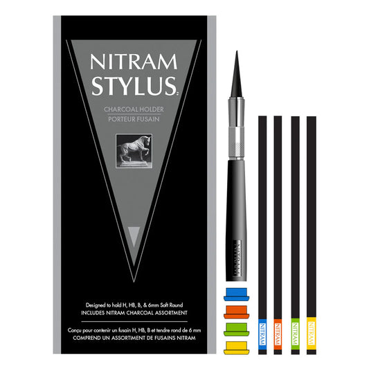 Nitram Stylus Charcoal Holder Pack 5