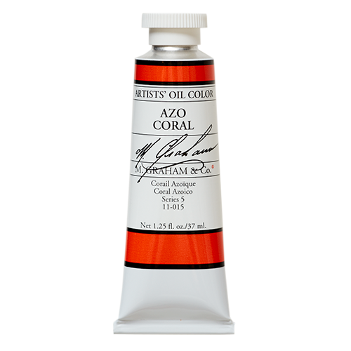 M Graham Oil 37ml Series 5 Azo Coral (Online Only)