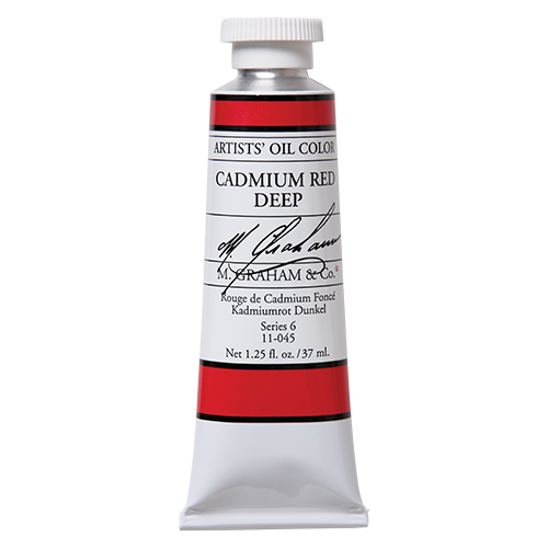 M Graham Oil 37ml Series 6 Cadmium Red Deep (Online Only)