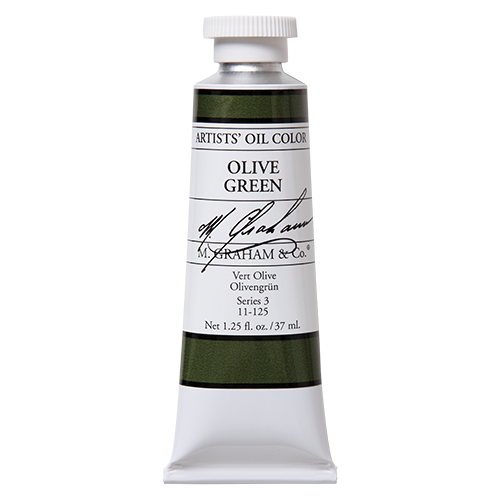 M Graham Oil 37ml Series 3 Olive Green  (Online Only)