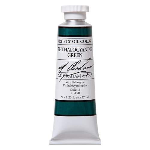 M Graham Oil 37ml Series 3 Phthalo Green  (Online Only)