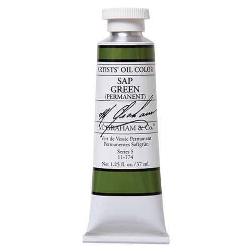 M Graham Oil 37ml Series 5 Sap Green Permanent  (Online Only)