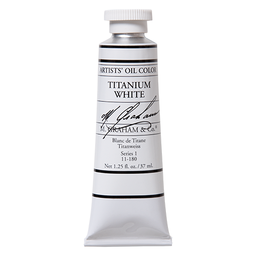 M Graham Oil 37ml Series 1 Titanium White  (Online Only)