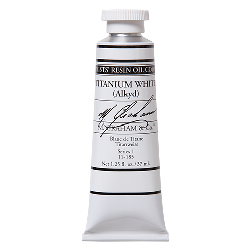 M Graham Oil 37ml Series 1 Titanium White Alykd  (Online Only)